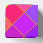 カラフルな正方形ギフトボックス フェイバーボックス (上部)