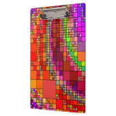 カラフルな正方形 クリップボード (左)