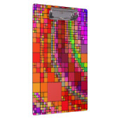 カラフルな正方形 クリップボード (右)