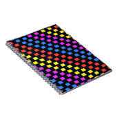 カラフルな正方形 ノートブック (右側)