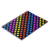 カラフルな正方形 ノートブック (左側)