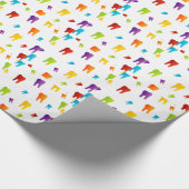 カラフルな歯 ラッピングペーパー (角)