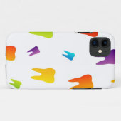 カラフルな歯 Case-Mate iPhoneケース (裏面(横))