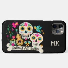 カラフルな死者の日 iPhone 11 PRO MAXケース