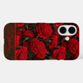 カラフルな母へのギフト カーネーション オーダーメイド Case-Mate iPhoneケース (裏面 (横))