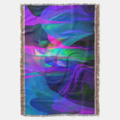 カラフルな毛布 スローブランケット (正面縦)