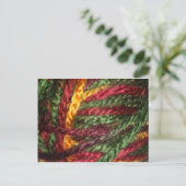 カラフルな毛糸 ポストカード (スタンド正面)