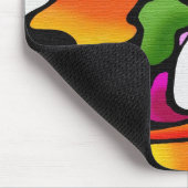 カラフルな気分変動のマウスパッド マウスパッド (コーナー)