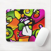 カラフルな気分変動のマウスパッド マウスパッド (マウス)