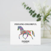 カラフルな気分 ポストカード (スタンド正面)