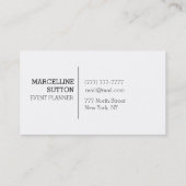 カラフルな気球の名刺 名刺 (裏面)