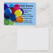 カラフルな気球 名刺 (正面/裏面)