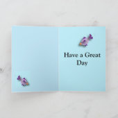 カラフルな水中シーンの編集可能なカード カード (内部)