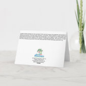 カラフルな水中世界 カード (裏面)