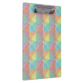 カラフルな水彩三角形のパターン クリップボード (右)