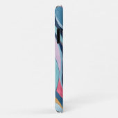 カラフルな水彩抽象芸術パターン Case-Mate iPhoneケース (裏面/右)