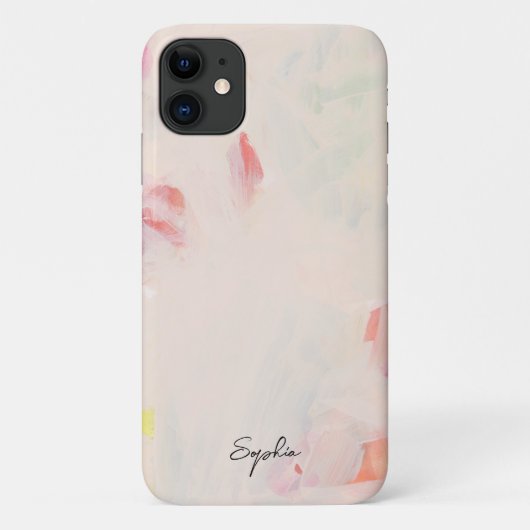 カラフルな水彩抽象芸術 カスタムフォンケース Case-Mate iPhoneケース (裏面)