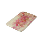 カラフルな水彩桜の抽象画 バスマット (アングル)