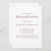 カラフルな水彩画でお名前テキストを編集可能 招待状 (正面/裏面)