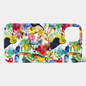 カラフルな水彩画のオウム Case-Mate iPhoneケース (裏面 (横))