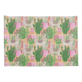 カラフルな水彩画のラマパターン 枕カバー (裏面-右)