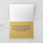 カラフルな水彩画の風景 ホリデー カード (内部)