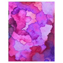 カラフルな水彩画風クラフト紙 8.5x11"