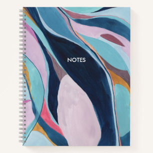 カラフルな水彩色ブロックアートノートブック ノートブック
