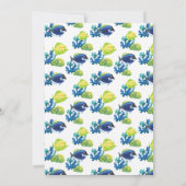 カラフルな水族館の結婚式招待状 招待状 (裏面)