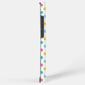 カラフルな水玉シームレスパターン SAMSUNG GALAXYケース (右側面)