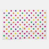 カラフルな水玉模様のキッチンタオル キッチンタオル (横)