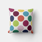 カラフルな水玉模様の泡円形のソファの装飾用クッション クッション (正面)
