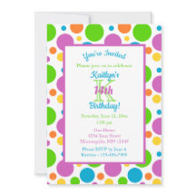 カラフルな水玉模様 | 誕生日パーティー