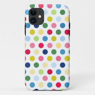 カラフルな水玉模様 iPhone 11 ケース