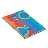 カラフルな泡 ノートブック (右側)