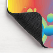 カラフルな泡 マウスパッド (コーナー)