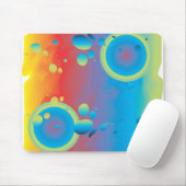 カラフルな泡 マウスパッド (マウス)