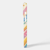 カラフルな波状のジグザグ模様 Case-Mate iPhoneケース (裏面 / 左)
