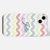 カラフルな波（パステル）Case-Mate iPhoneケース iPhone 14 Plusケース (裏面横)