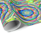 カラフルな波 ラッピングペーパー (ロールコーナー)
