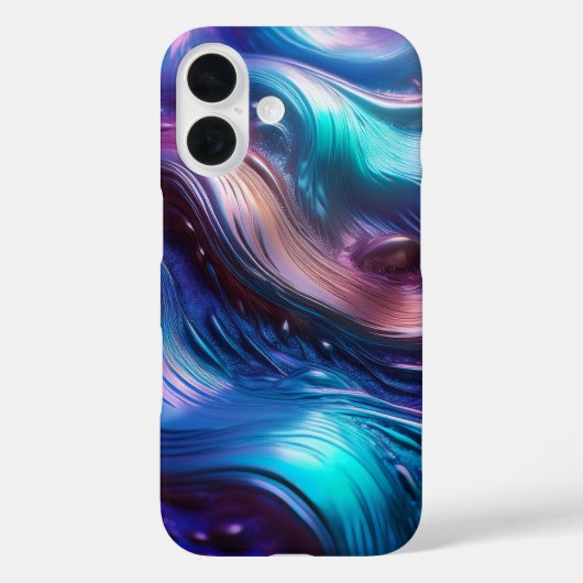 カラフルな波 Case-Mate iPhoneケース (裏面)