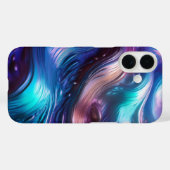 カラフルな波 Case-Mate iPhoneケース (裏面 (横))