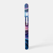 カラフルな波 iPhone 16ケース (左側面)