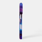 カラフルな波 iPhone 16ケース (右側面)
