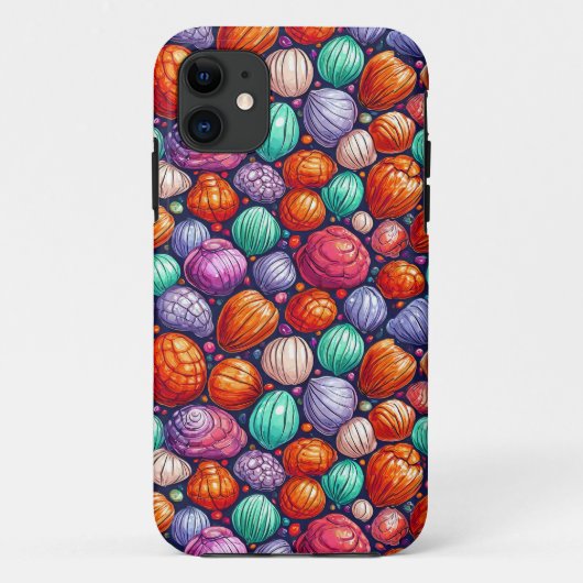 カラフルな海のビーチデザイン Case-Mate iPhoneケース (裏面)