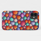 カラフルな海のビーチデザイン Case-Mate iPhoneケース (裏面(横))