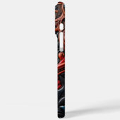 カラフルな海のレリーフアートで泳ぐ人魚 Case-Mate iPhoneケース (裏面 / 左)