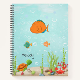 カラフルな海の子供たちのかえる学校 ノートブック