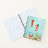 カラフルな海の生き物がテーマの子供向けノート ノートブック (内部)