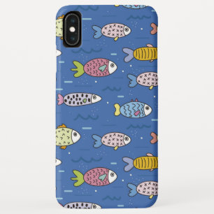 カラフルな海洋生物のスマホケース iPhone XS MAXケース